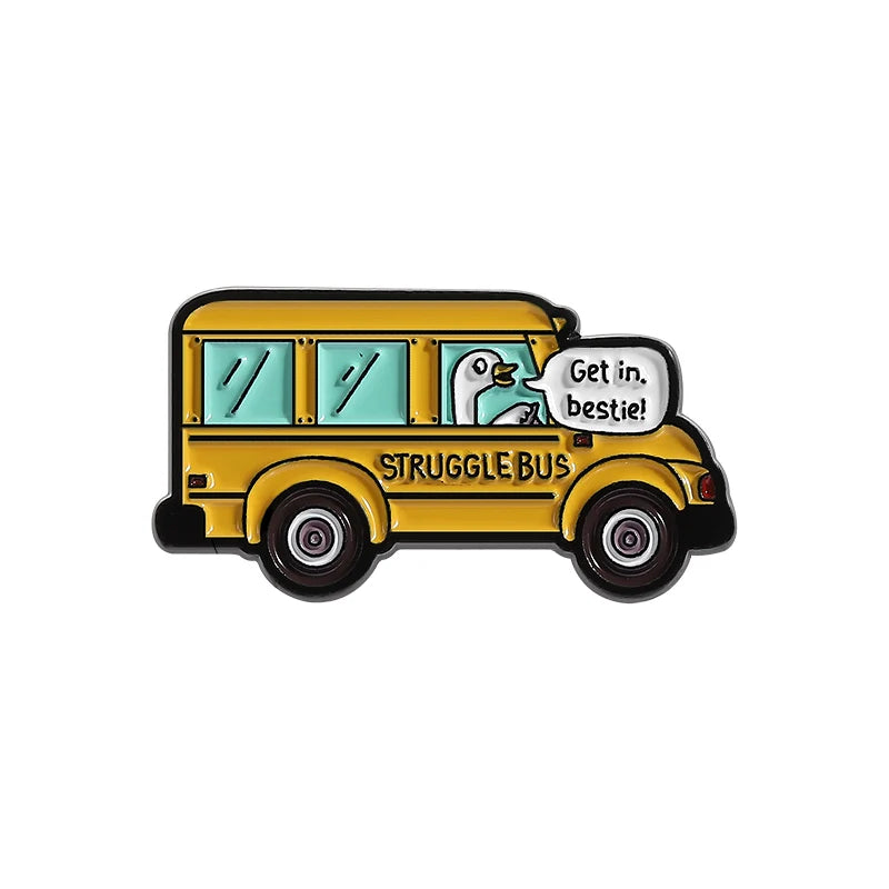 Cute Metal Pin Badge by Topboring