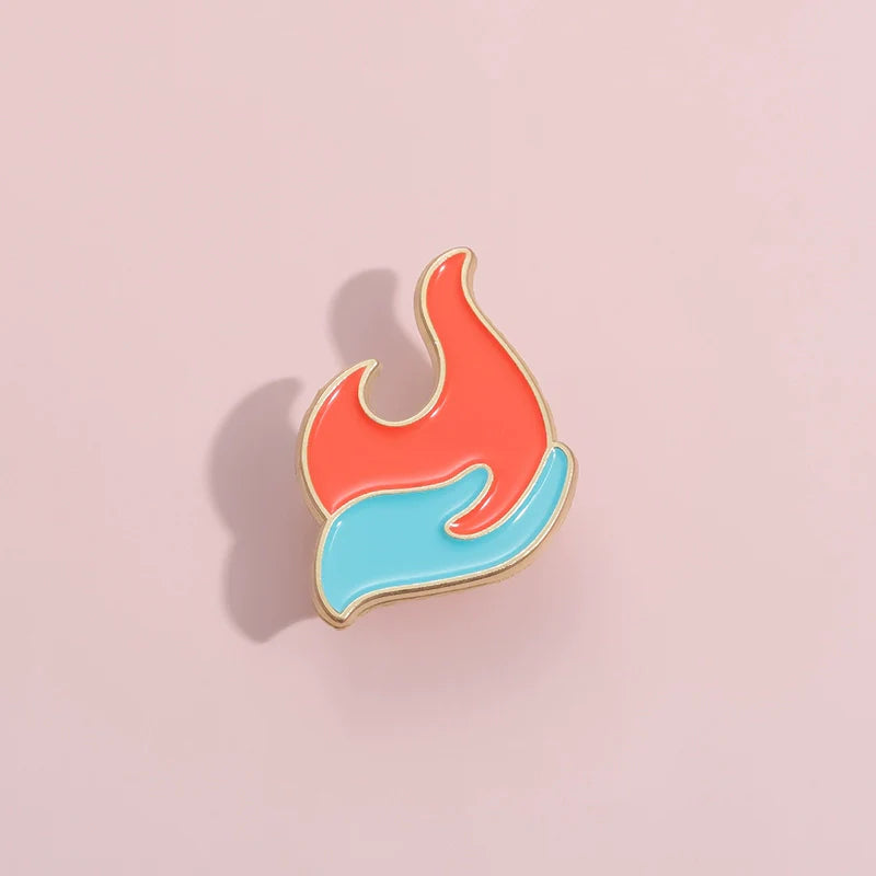 Cute Cartoon Metal Pin Badge by Topboring