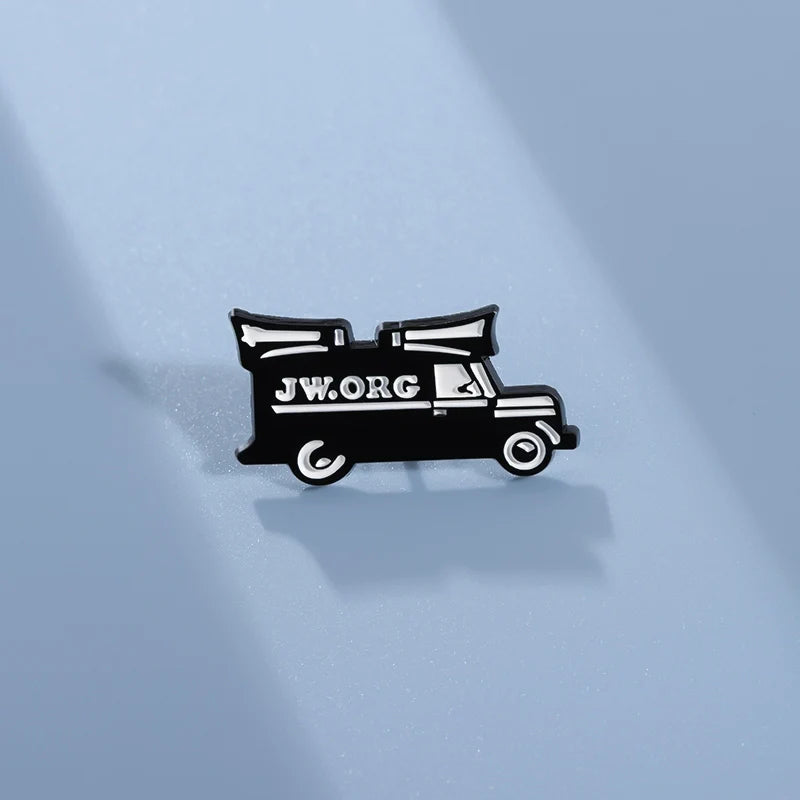 Funny Black Metal Pin Badge by Topboring
