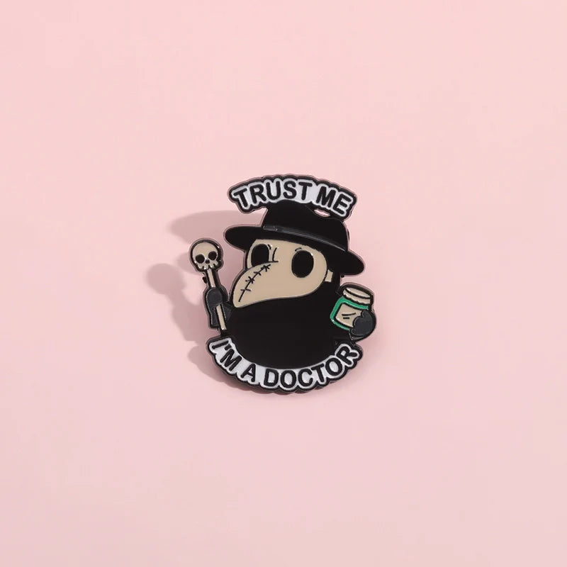 Charming Cartoon Metal Pin Badge by Topboring