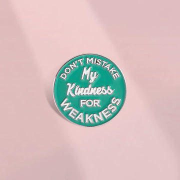 Bold Metal Pin Badge by Topboring