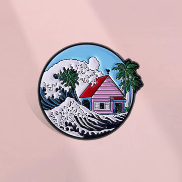 Retro Cartoon Metal Pin Badge by Topboring