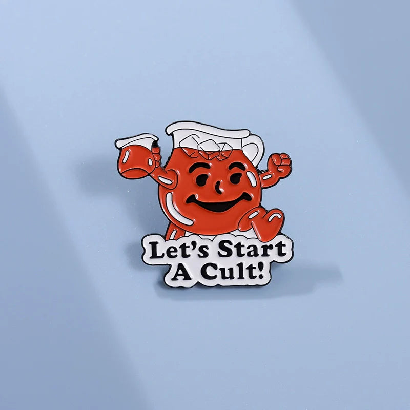 Cute Metal Pin Badge by Topboring