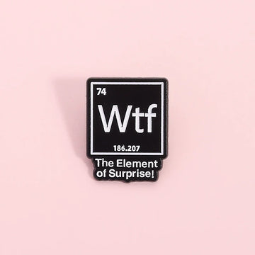 Charming Metal Pin Badge by Topboring