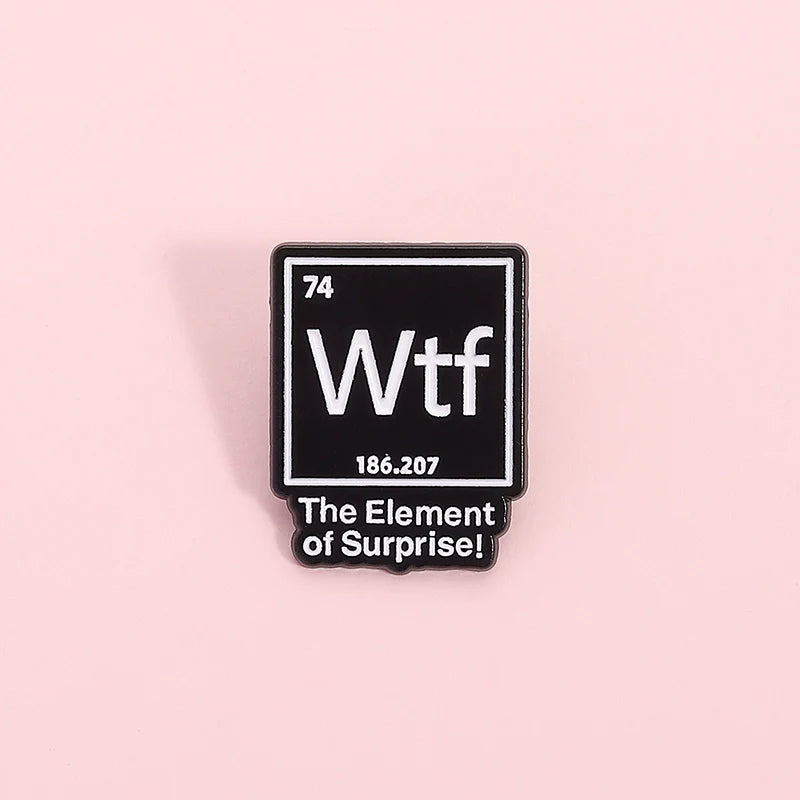 Charming Metal Pin Badge by Topboring