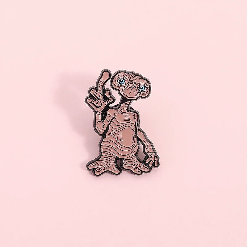 Cute Cartoon Metal Pin Badge by Topboring