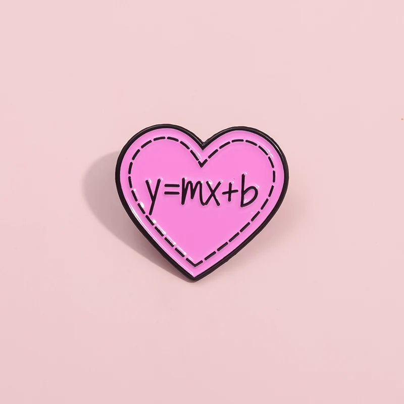 Quirky Pink Heart Metal by Topboring