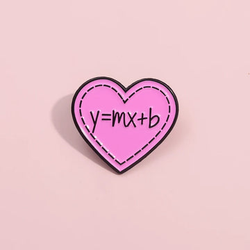 Quirky Pink Heart Metal by Topboring