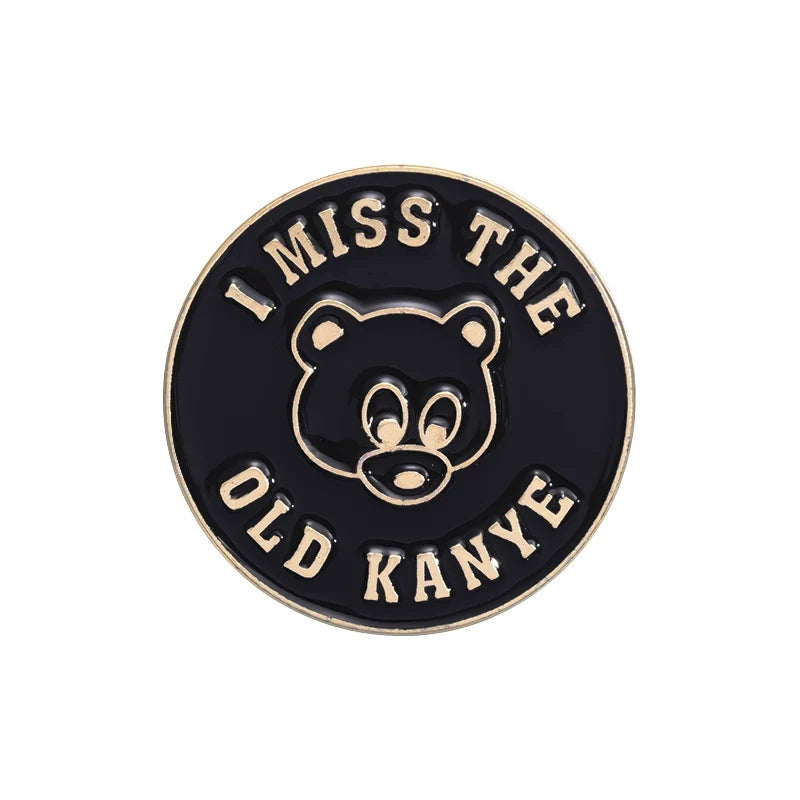 Playful Cartoon Metal Pin Badge by Topboring