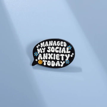 Whimsical Cartoon Pin Badge by Topboring
