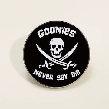 Cute Skull Metal Pin Badge by Topboring