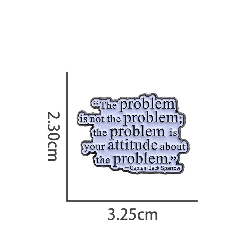 Stylish Metal Pin Badge by Topboring