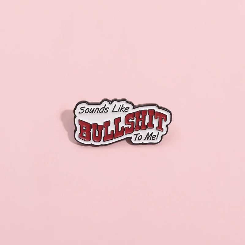 Retro Cartoon Metal Pin Badge by Topboring