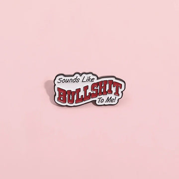 Retro Cartoon Metal Pin Badge by Topboring