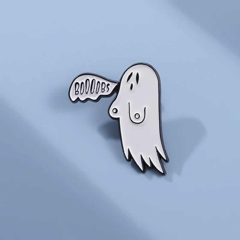 Cute Cartoon Pin Badge by Topboring