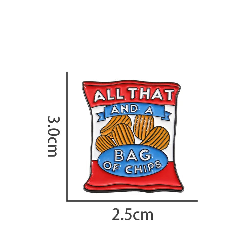 Kawaii Kawaii Metal Pin Badge Enamel Pin Badge Style3