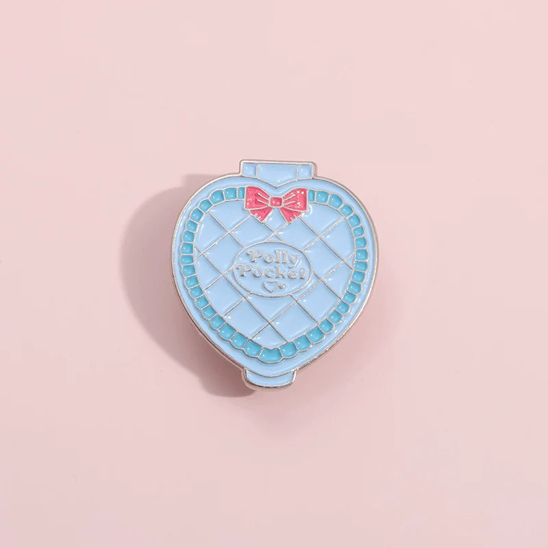 Mini Heart Metal Pin Badge by Topboring