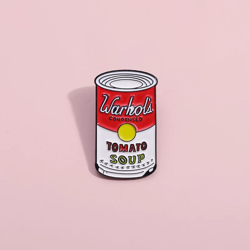 Bold Cartoon Metal Pin Badge by Topboring