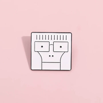 Retro Metal Pin Badge by Topboring