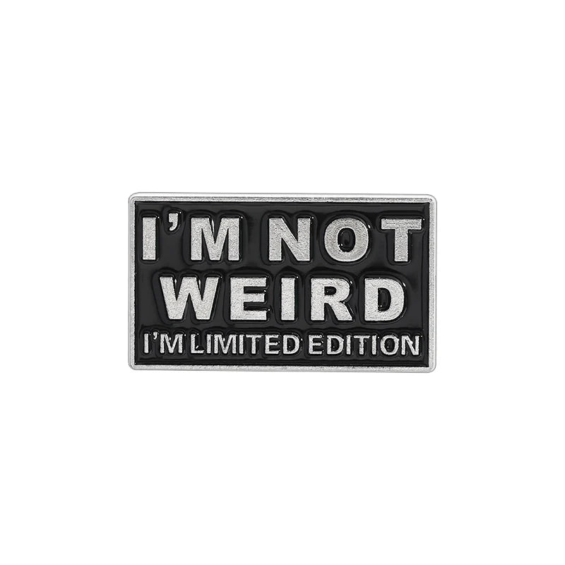 Funny Metal Pin Badge by Topboring