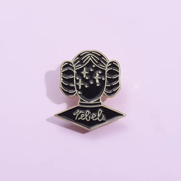 Kawaii Cartoon Star Metal Pin Badge by Topboring