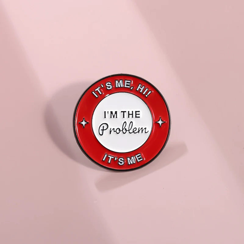 Playful Pin Badge by Topboring