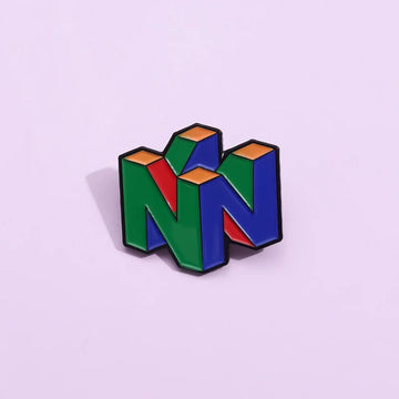 Whimsical Metal Pin Badge by Topboring