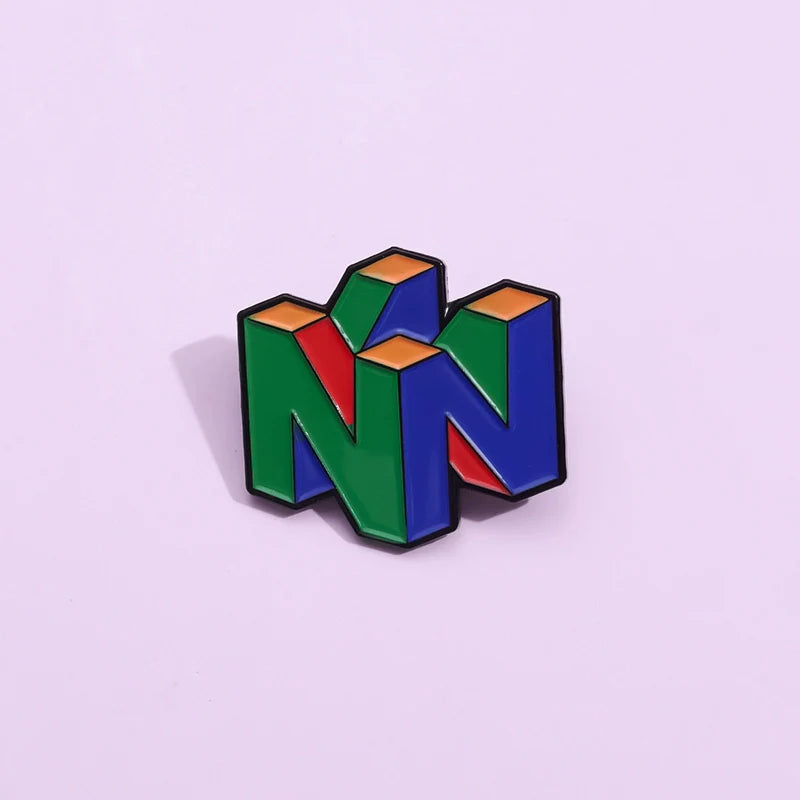 Whimsical Metal Pin Badge by Topboring