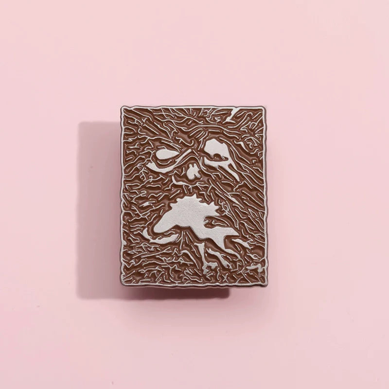 Whimsical Metal Pin Badge by Topboring