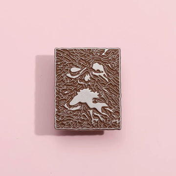 Whimsical Metal Pin Badge by Topboring