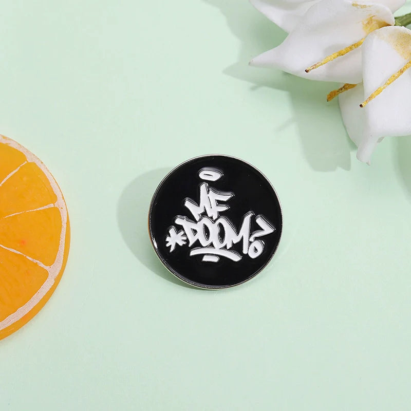 Whimsical Metal Pin Badge by Topboring