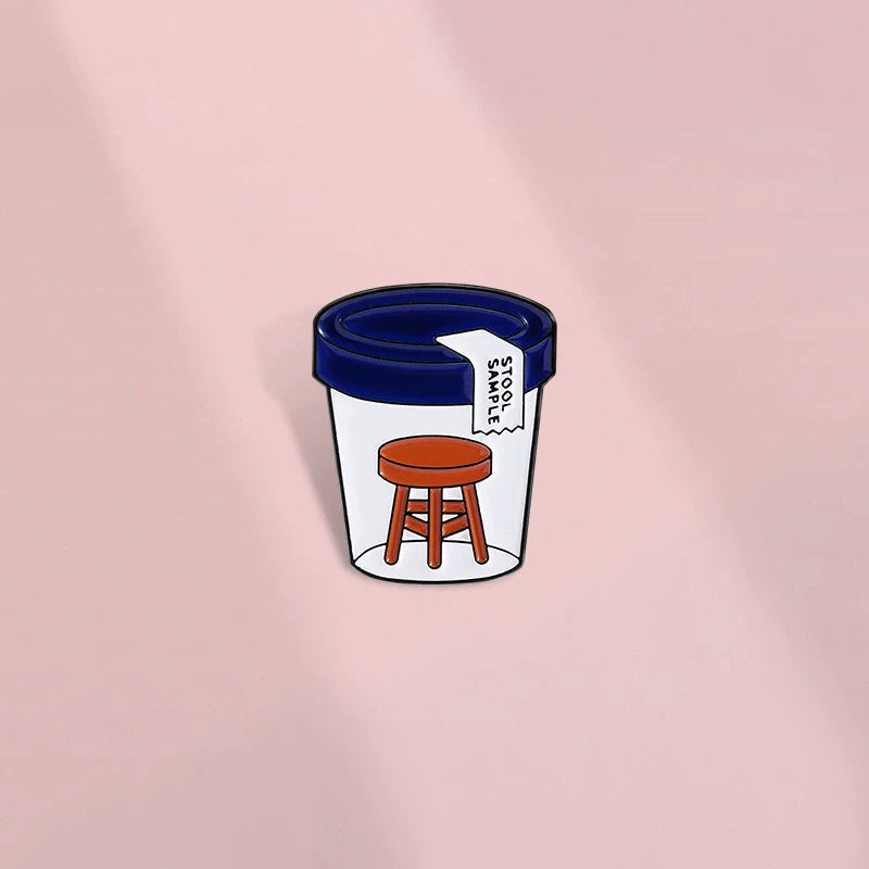 Quirky Metal Pin Badge by Topboring