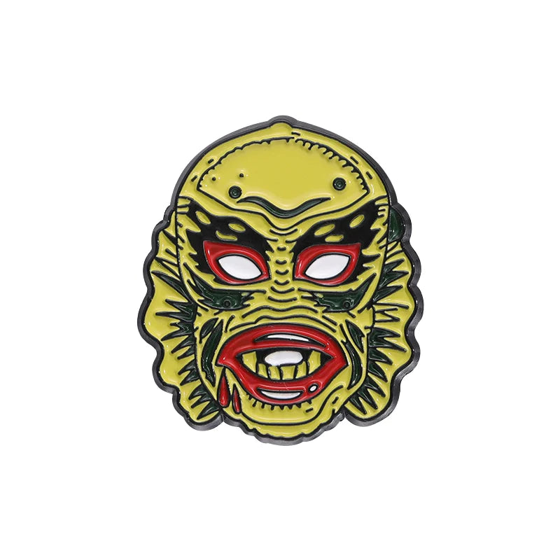 Quirky Cartoon Metal Pin Badge by Topboring