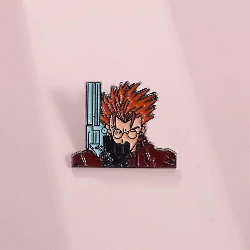 Cute Anime Metal Pin Badge by Topboring