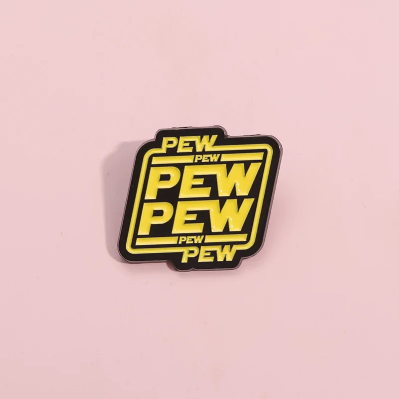 Elegant Cartoon Star Metal Pin Badge by Topboring