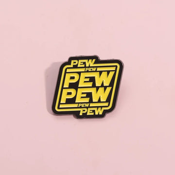 Elegant Cartoon Star Metal Pin Badge by Topboring