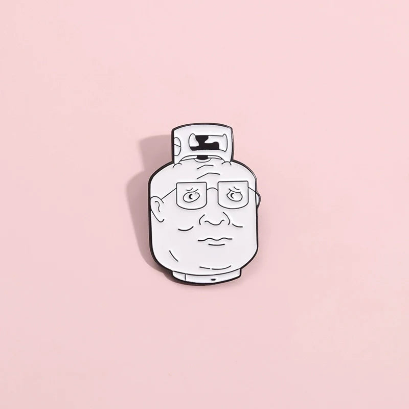 Cute Cartoon Metal Pin Badge by Topboring