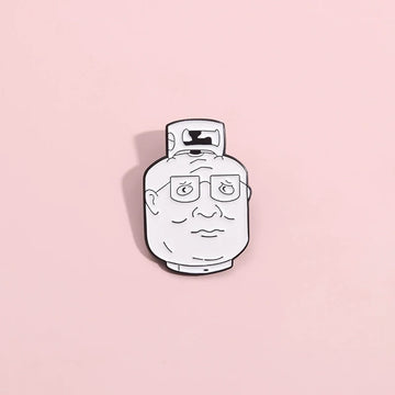 Cute Cartoon Metal Pin Badge by Topboring