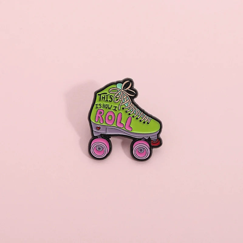 Quirky Cartoon Metal Pin Badge by Topboring
