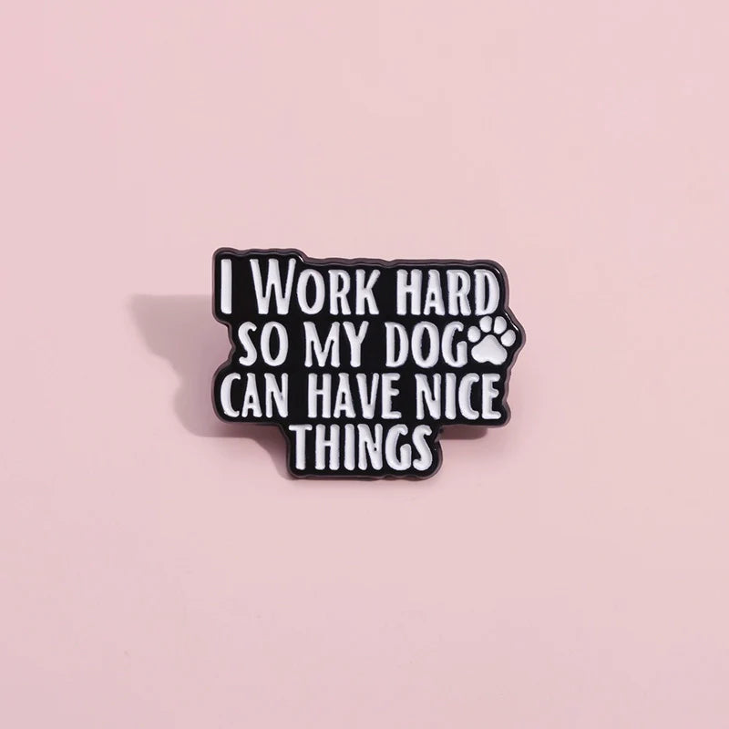Funny Metal Pin Badge by Topboring