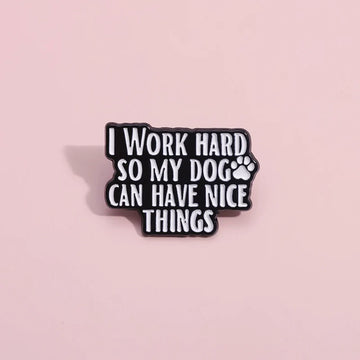 Funny Metal Pin Badge by Topboring