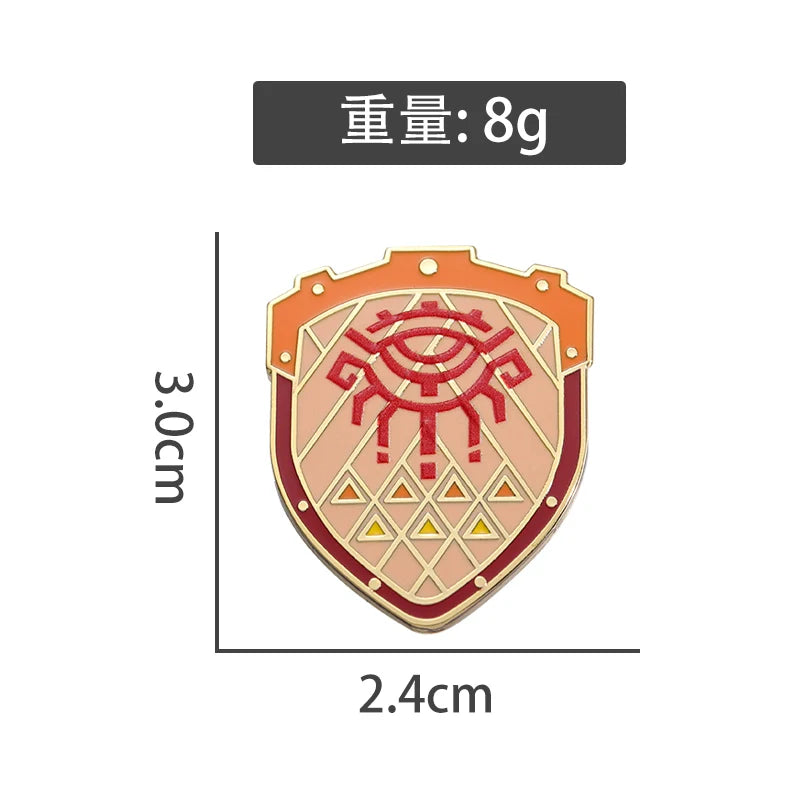 Aesthetic Cute Cartoon Metal Pin Soft Enamel Pin Badge Style2