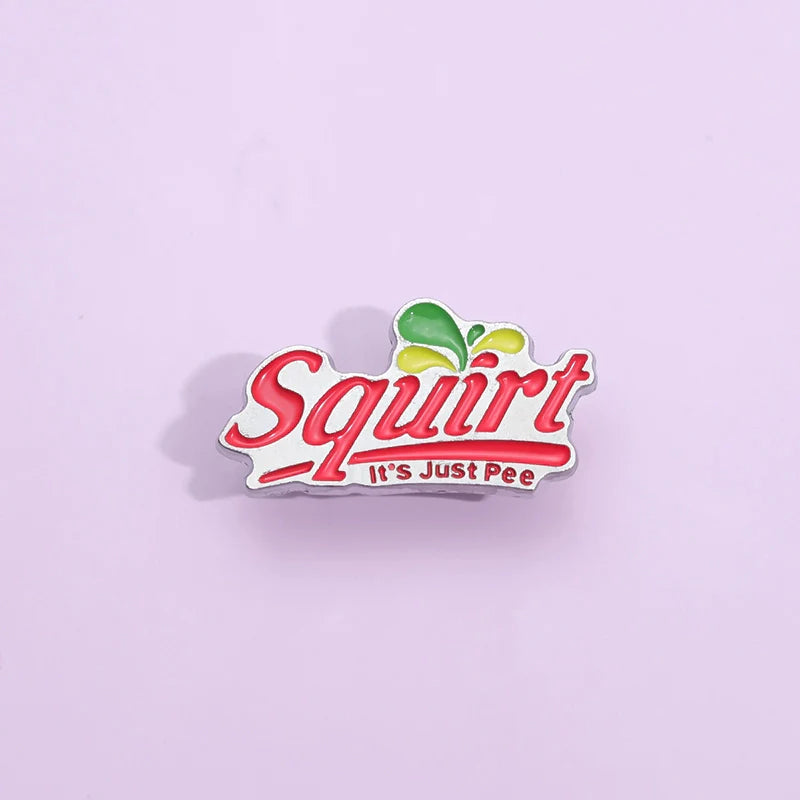 Cool Red Metal Pin Badge by Topboring