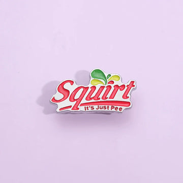 Cool Red Metal Pin Badge by Topboring