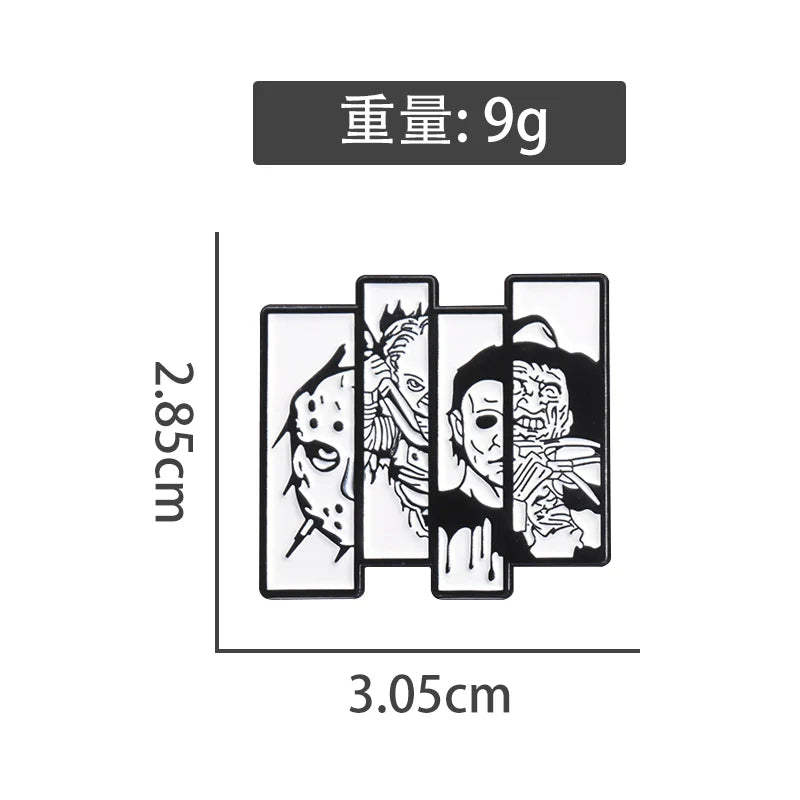 Cute Whimsical Metal Pin Badge Hard Enamel Pin Badge