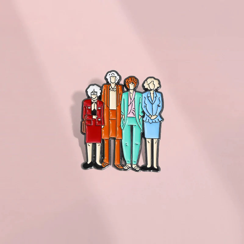 Cute Cartoon Pin Badge by Topboring