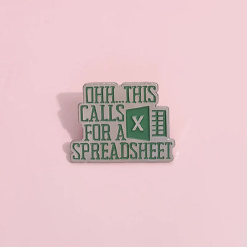 Funny Metal Pin Badge by Topboring