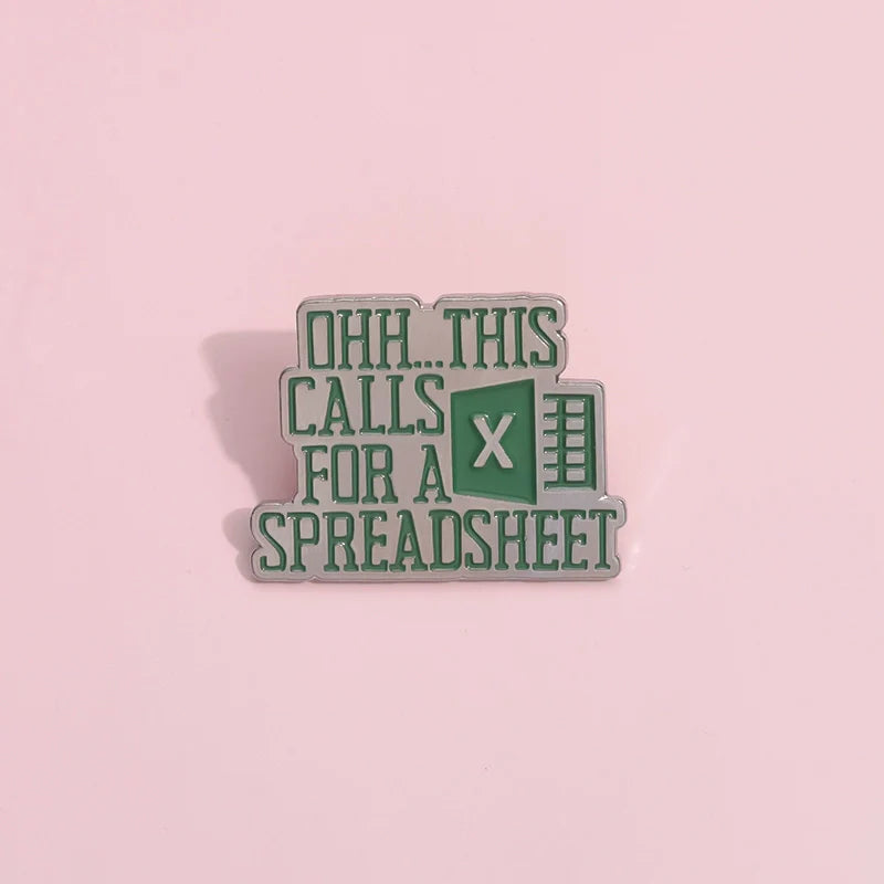 Funny Metal Pin Badge by Topboring