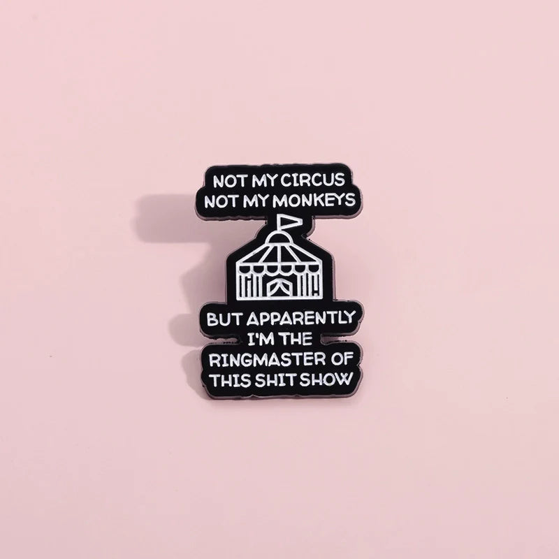 Cute Metal Pin Badge by Topboring