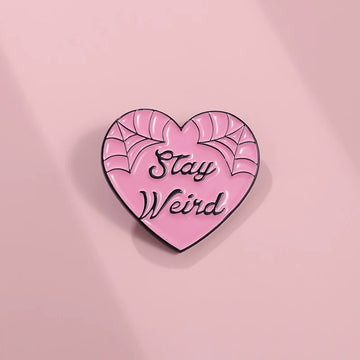 Cute Pink Heart Metal by Topboring